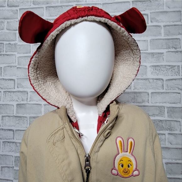 Coco Rita Zip in/out Lined Girl's Coat with Ears, size 110 (US size 4) - Picture 3 of 12